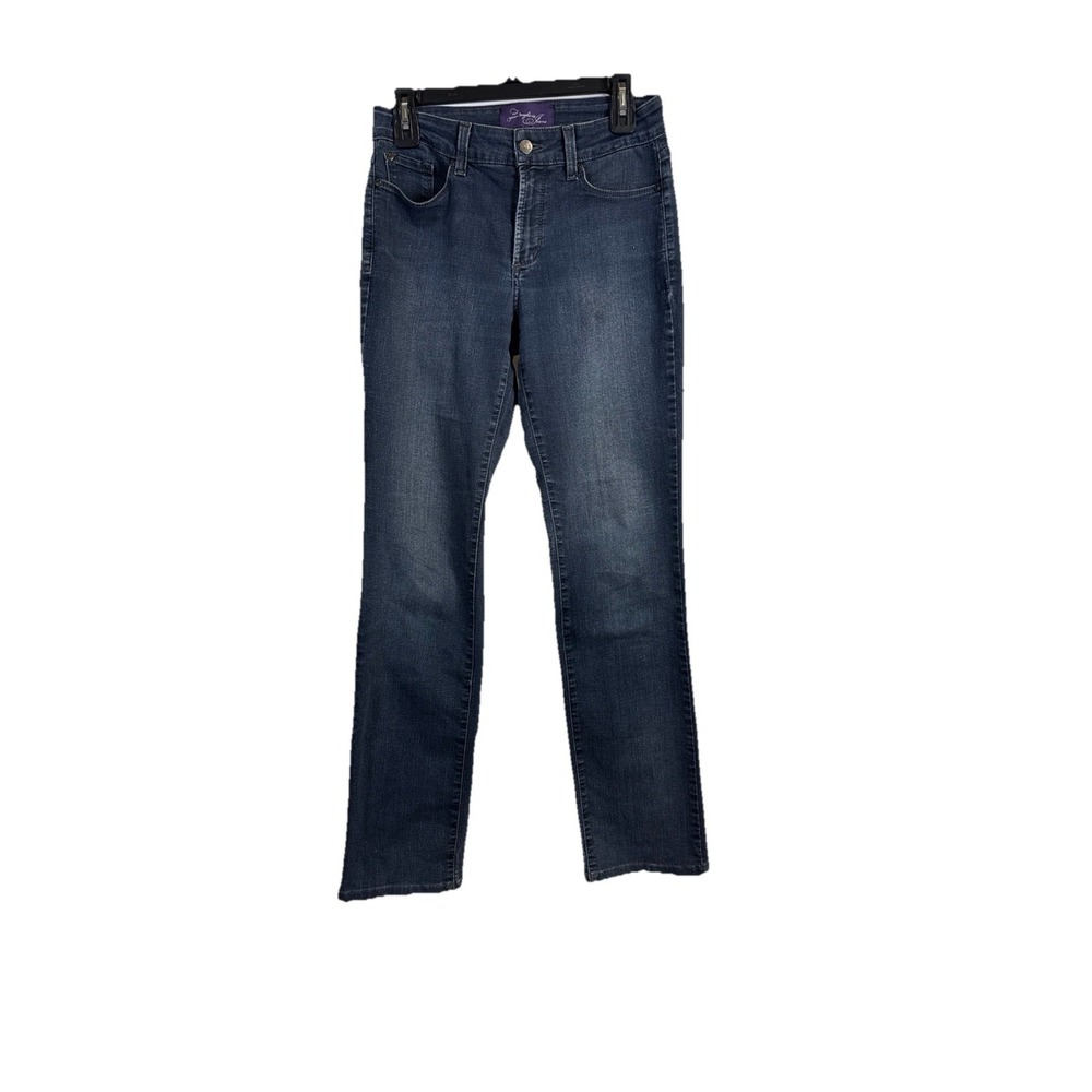 NYDJ Womens Jeans Sz 2 Blue  Lift Tuck Technology Mid Rise Denim 5 Pocket